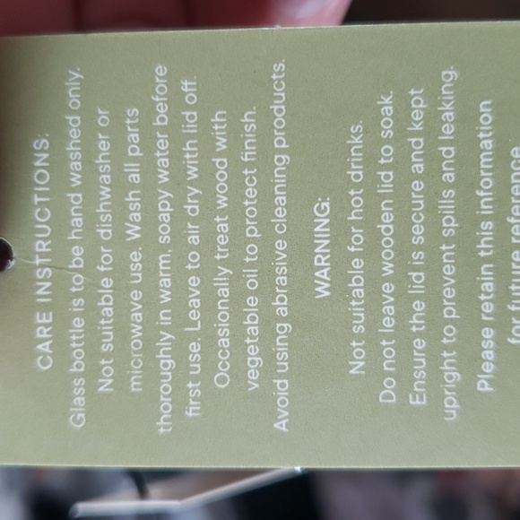 💥BUY 2 GET 1 FREE William Morris Glass Water Bottleby Portico Designs, $29.99 - Picture 10 of 13